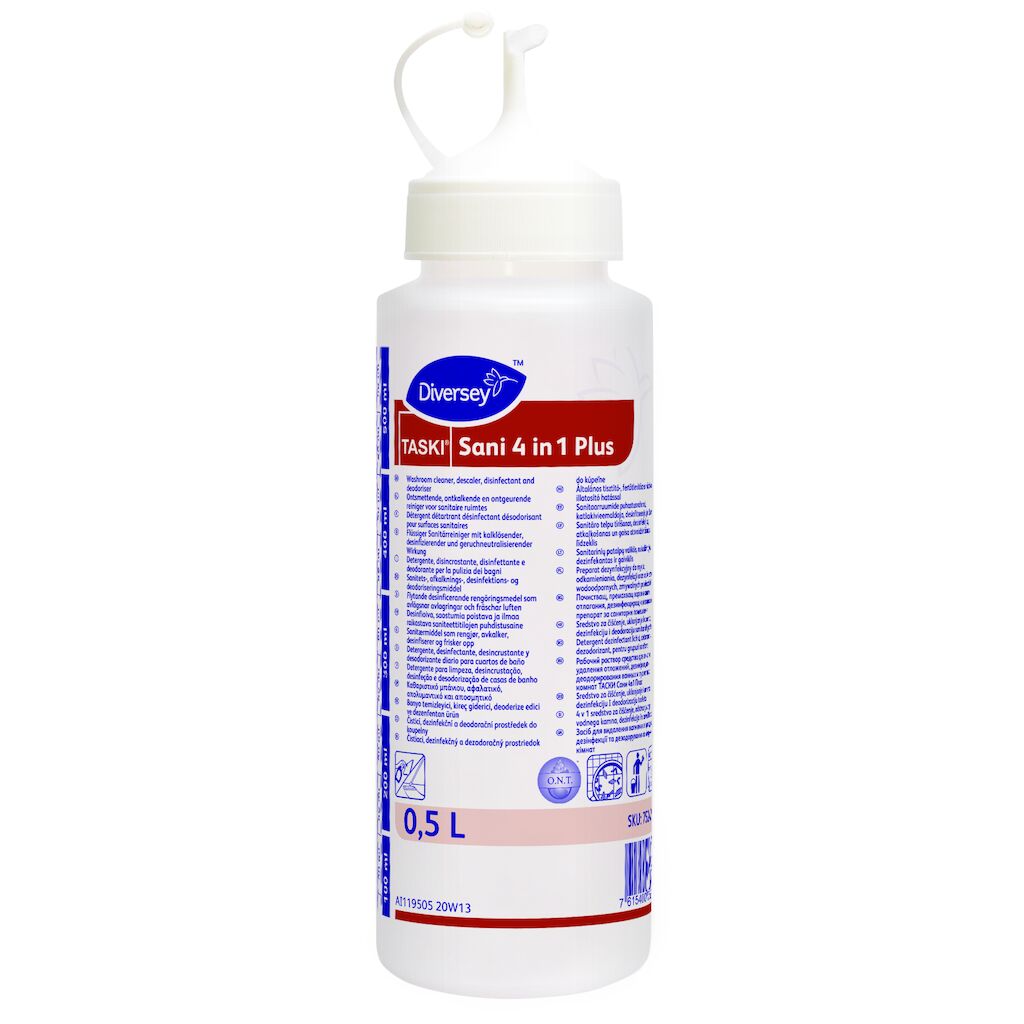 TASKI Sani 4in1 Plus Empty Dosingbottle 6x1Stk. - Leere 500 ml Dosierflasche für TASKI Sani 4in1 Plus