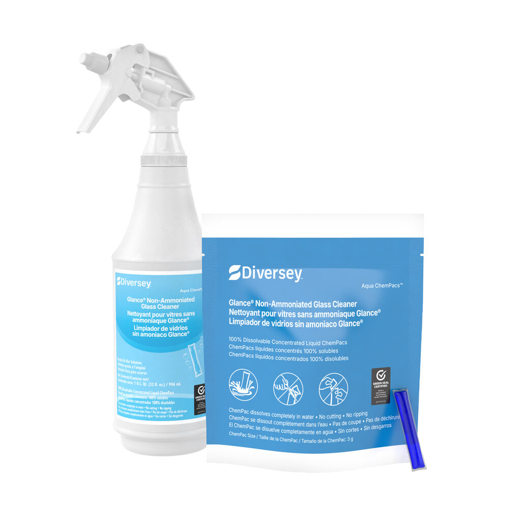 Glance® Non-Ammoniated Glass Cleaner, 12ea - Combo