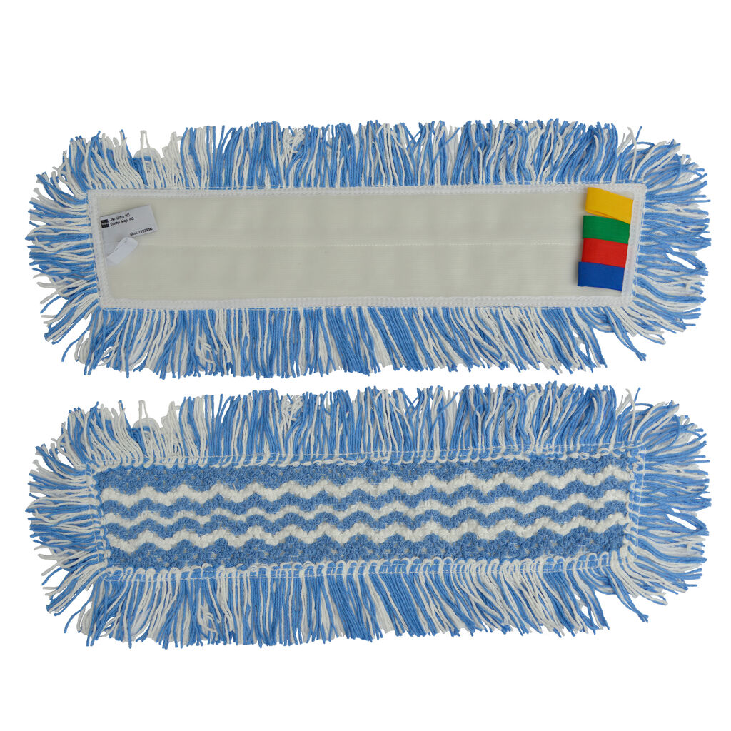 TASKI JM Ultra HD Damp Mop 10x10st - 25 cm - Blauw - Microvezel mop voor klamvochtig gebruik