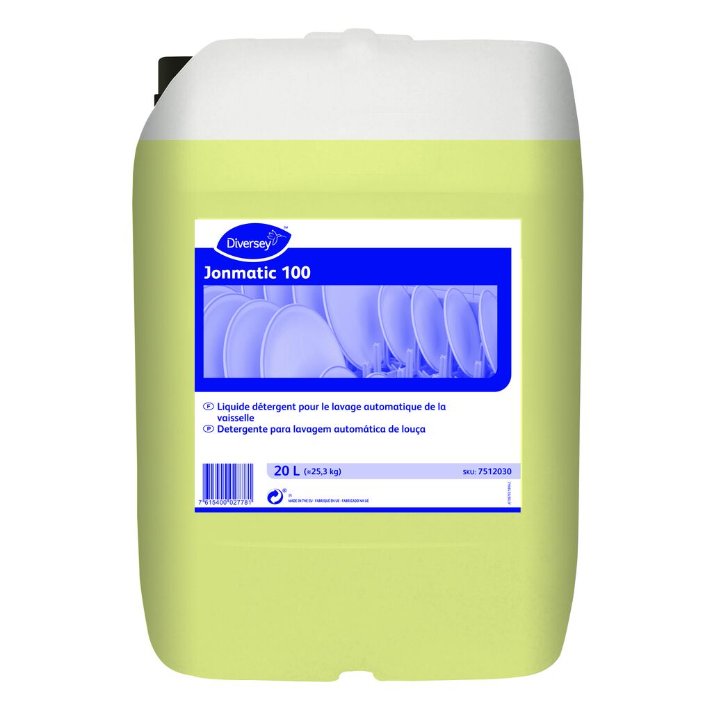 Jonmatic 100 20L - Detergente para lavagem automática de louça - águas macias