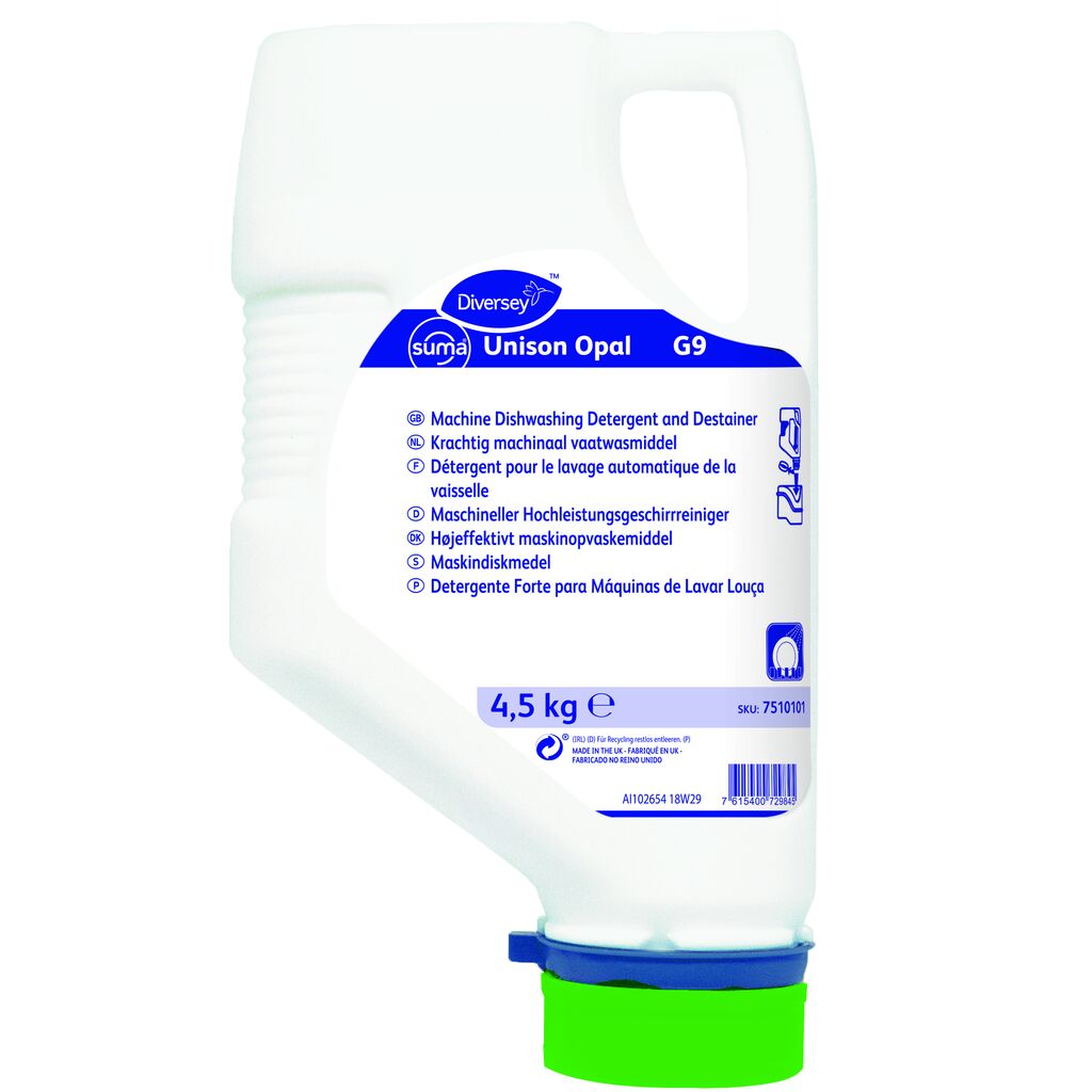 Suma Unison Opal G9 3x4.5kg - Dishmachine detergent and destainer