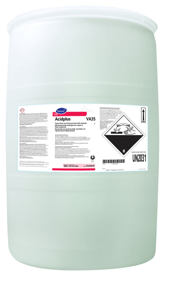 Acidplus VA35, 55gal - Heavy Duty Non-Fuming Mixed Acidic Descaler