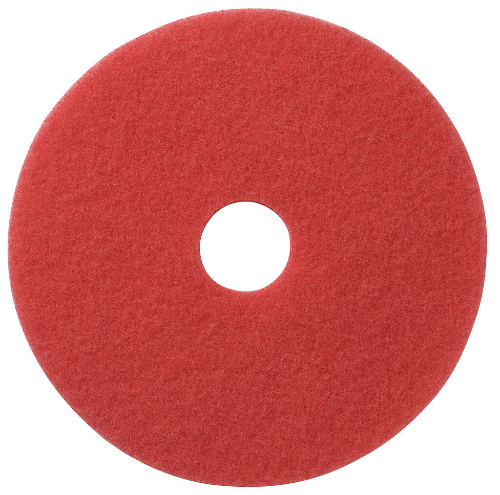 TASKI Americo Rondel - Rød 5x - 12" / 30 cm - Rød - Vaskerondel til daglig rengøring og sprayrengøring