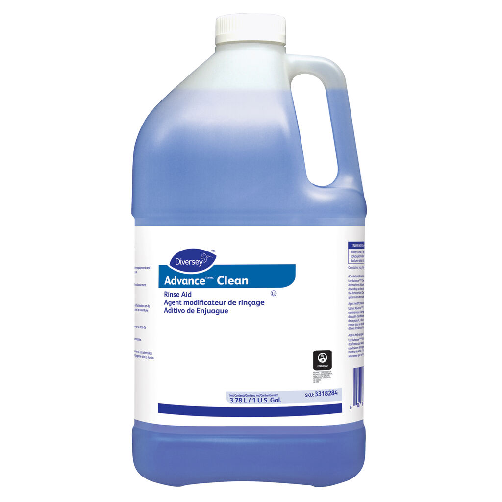 Advance™ Clean Rinse Aid, 1gal, 4/CT
