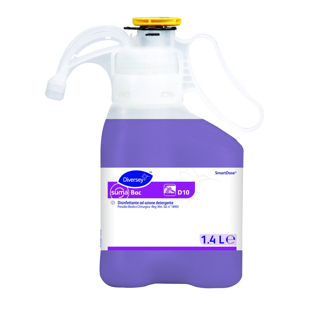 Suma Bac SD D10 2x1.4L - Detergente disinfettantePresidio Medico Chirurgico Reg. Min. Sal. n. 18903