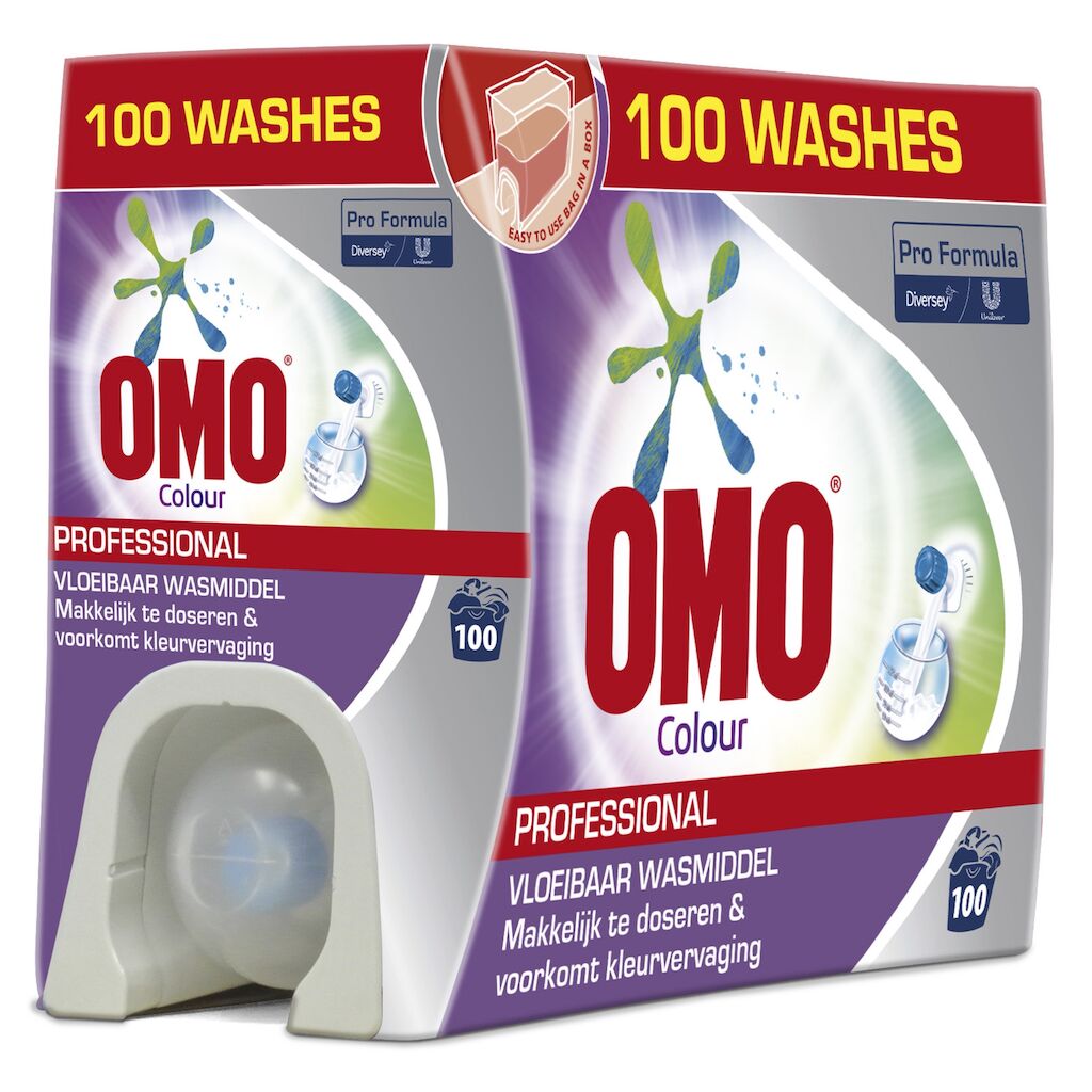 Omo Pro Formula Wasmiddel Color 7.5L - Vloeibaar wasmiddel voor gekleurd textiel - 100 wasbeurten