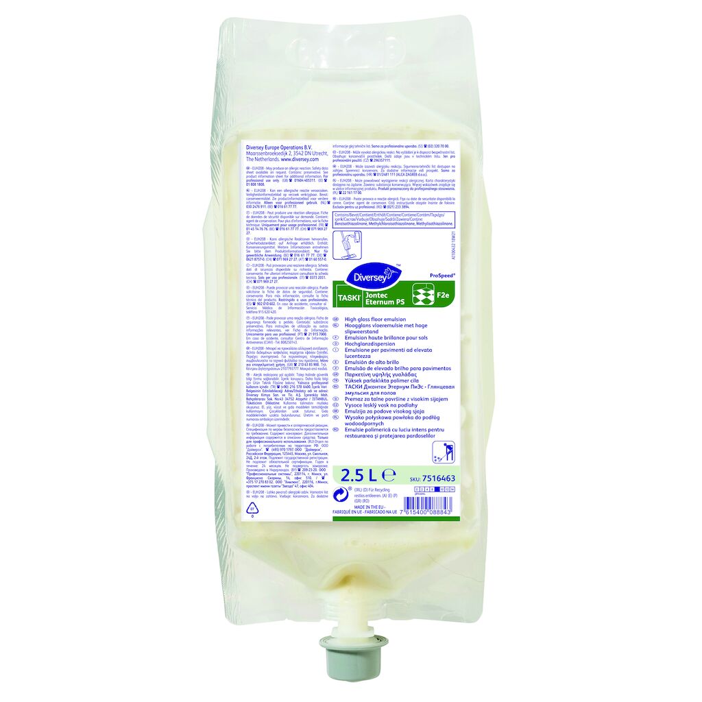 TASKI Jontec Eternum PS F2e 4x2.5L - Emulsie polimerică cu luciu intens pentru restaurarea şi protejarea pardoselilor