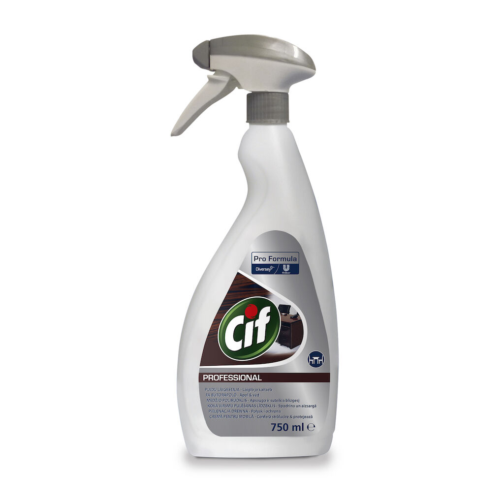 Cif Professional Cremă Pentru Mobilier 6x0.75L - Cif Cremă Pentru Mobilier