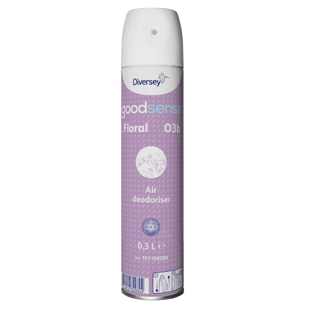 Good Sense Floral (aerosol spray) O3b 6x0.3L - Deodorante e neutralizzatore di odori - azione immediata