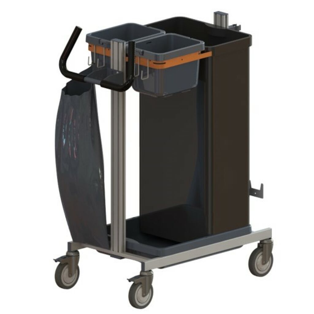 TASKI Nano XS 1st - 840x480x1100 - Den minsta och extra smala städvagnen i TASKI Nano sortimentet