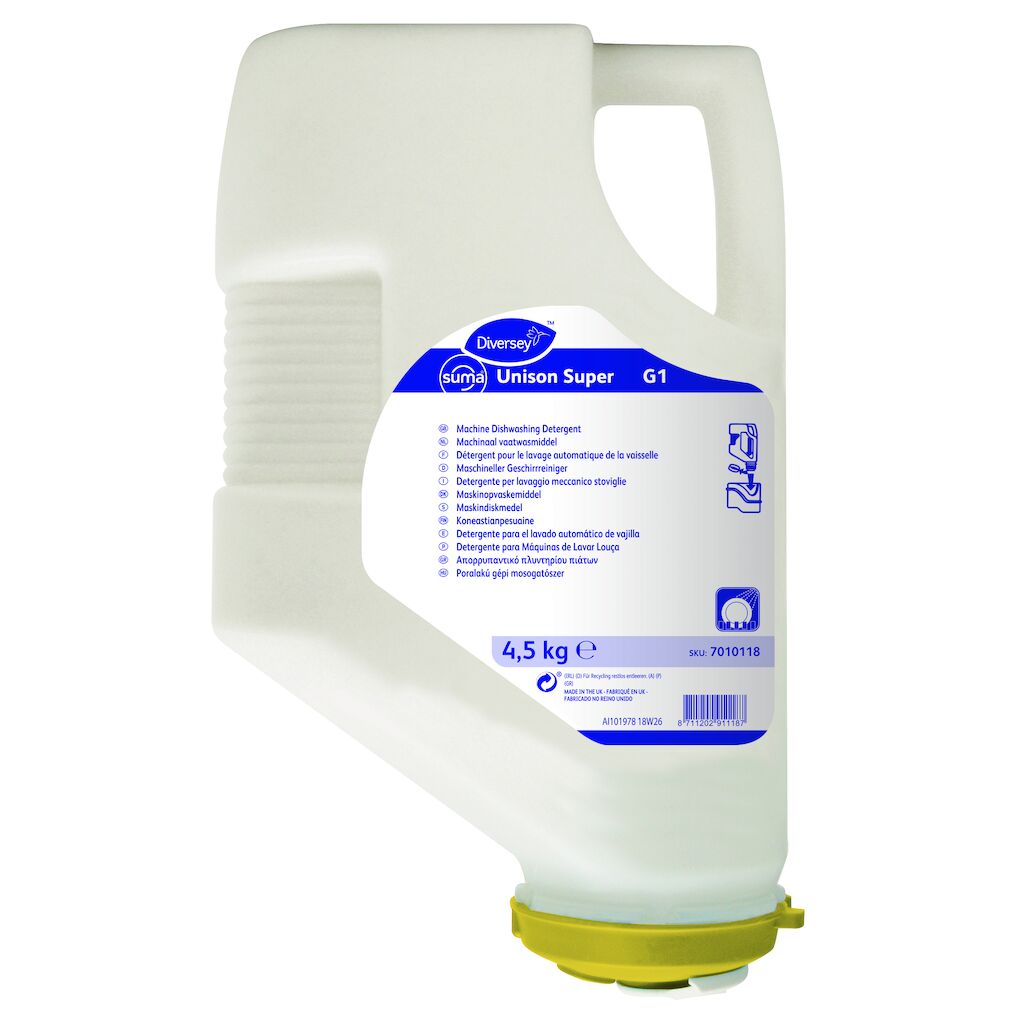 Suma Unison Super G1 3x4.5kg - Maschineller Pulvergranulat-Geschirrreiniger für Weichwasser