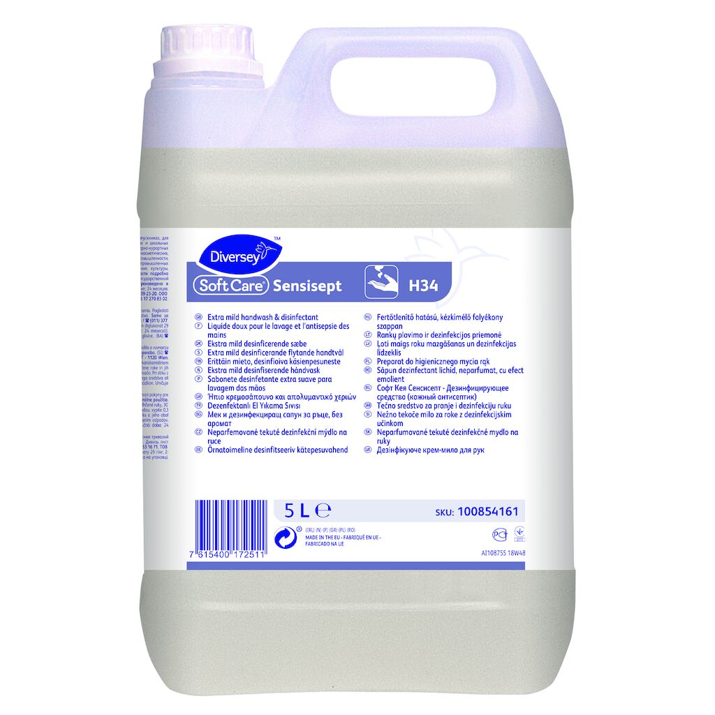 Soft Care Sensisept H34 2x5L - Ήπιο απολυμαντικό χεριών