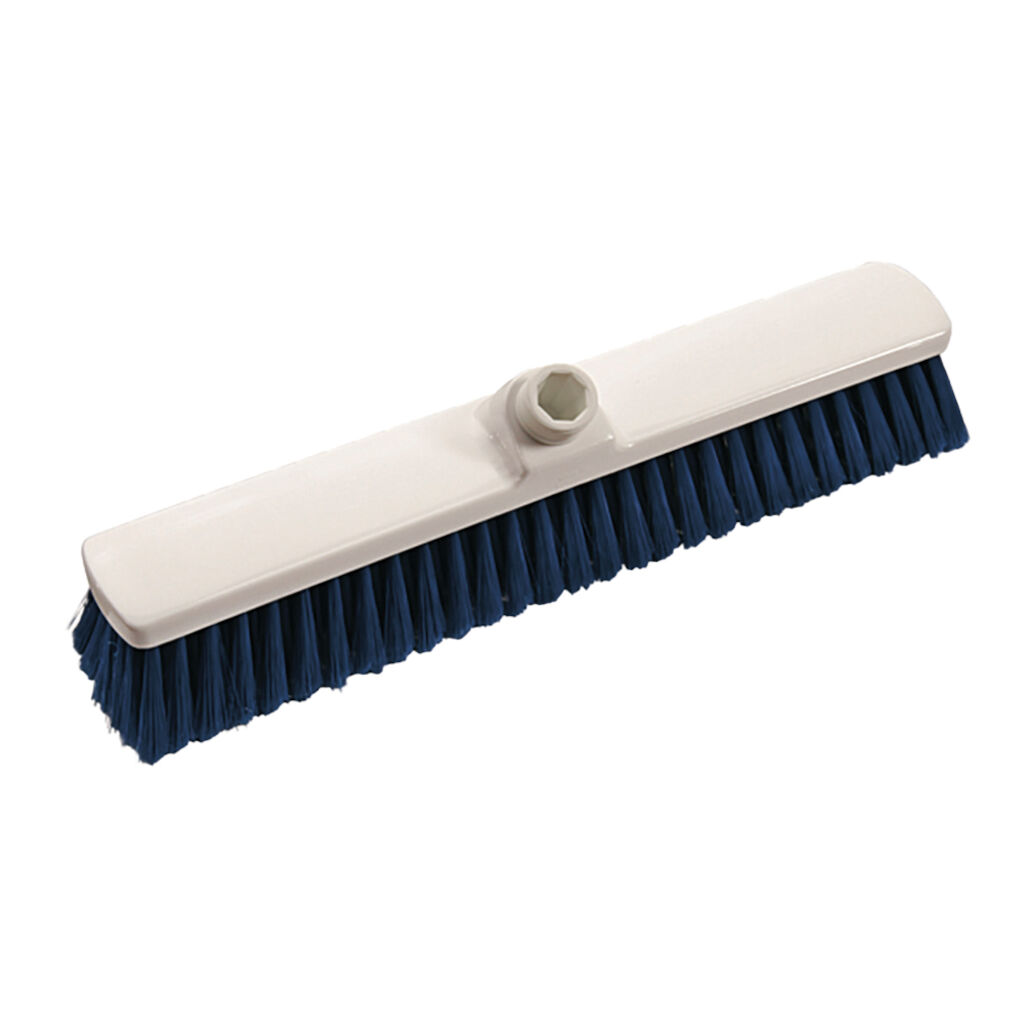 Balai de sol doux 1pc - 40 cm - Bleu - Pour l'élimination des salissures non adhérentes