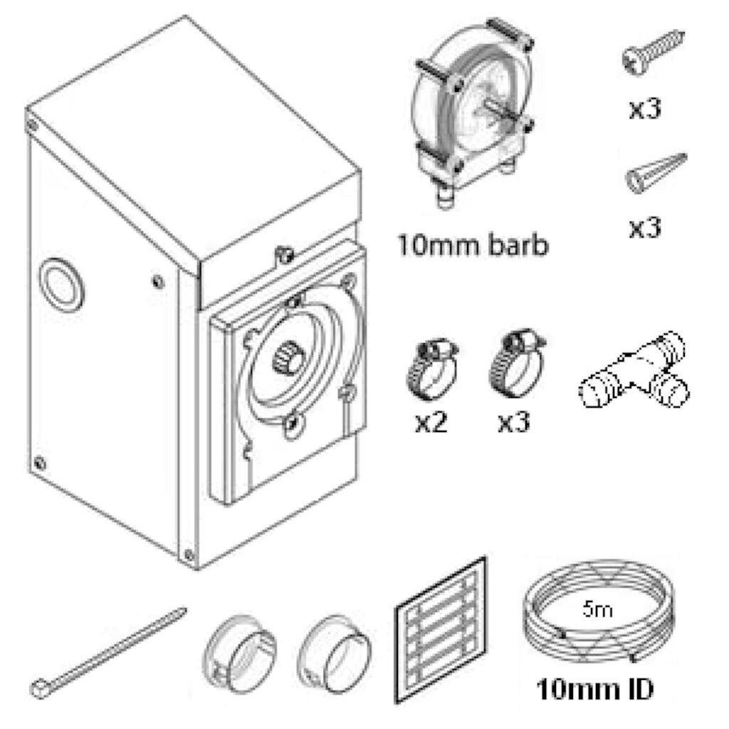 L5000+ Aux Pump Inst Kit(Flush Manifold) 1Buc.