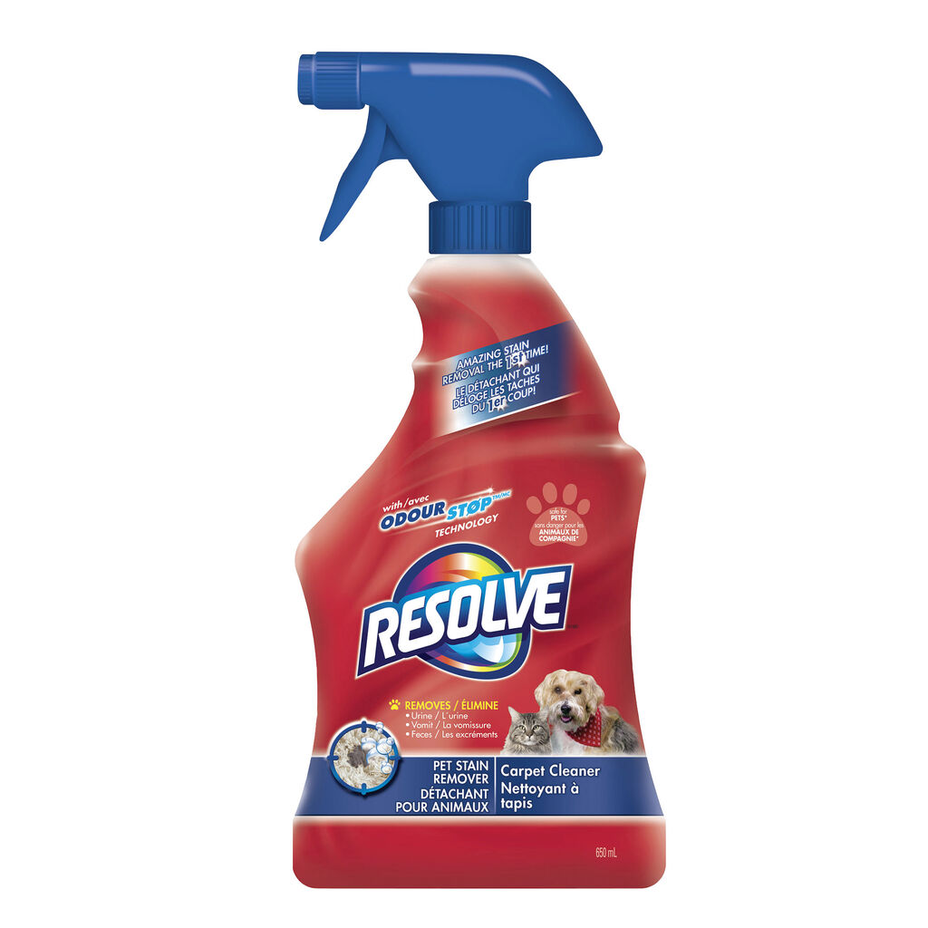Resolve® Pet Stain Remover Carpet Cleaner, 650ml, 6/CT