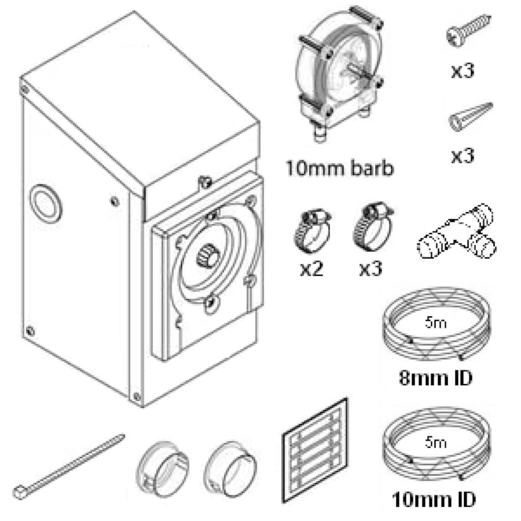L5000+Aux Pump Ins Kit(NonFlush Manifold 1Buc.