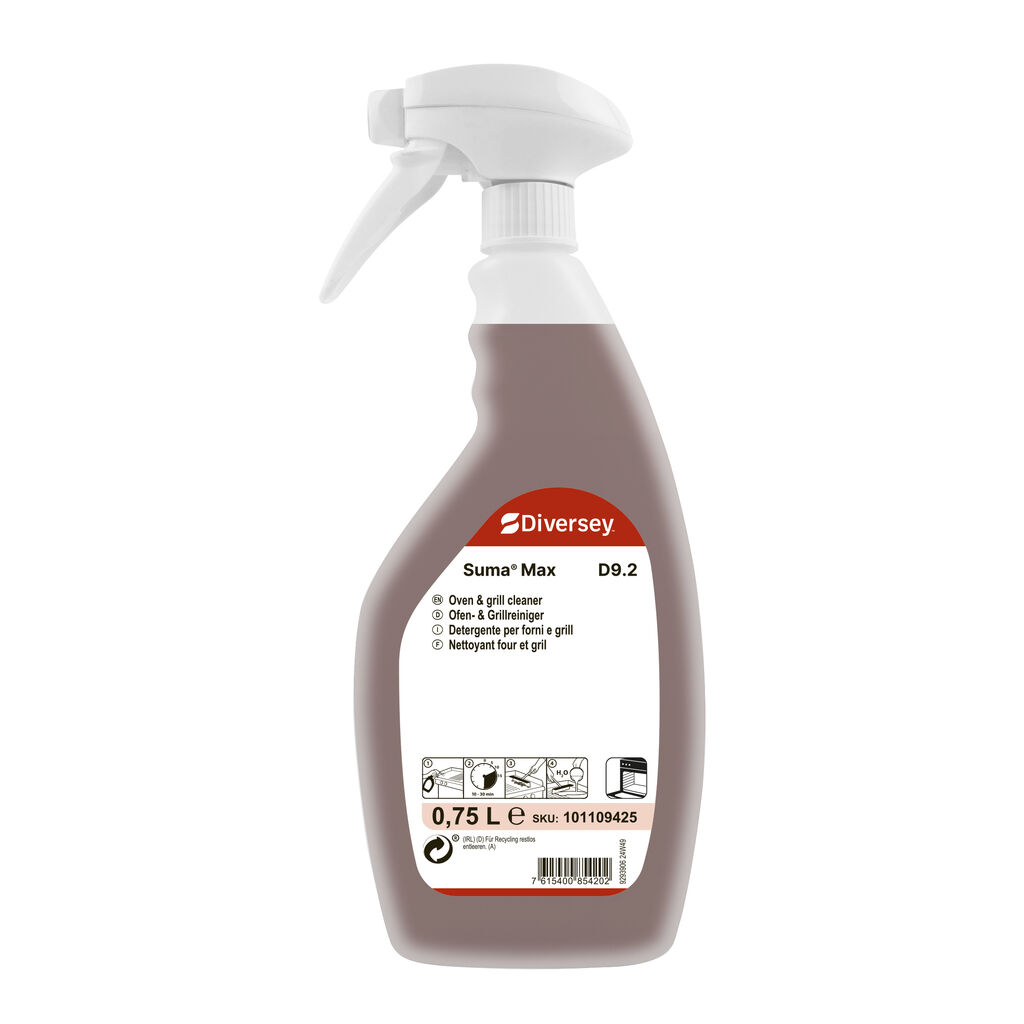 Suma Max D9.2 6x0.75L - Non classified oven & grill cleaner