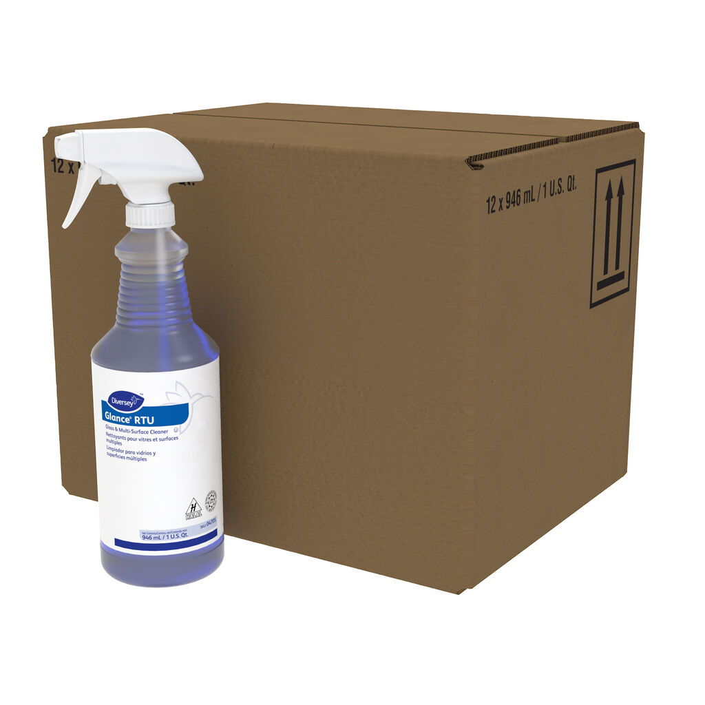 Glance® Glass & Multi-Surface Cleaner, 32foz, 12/CT - Glass