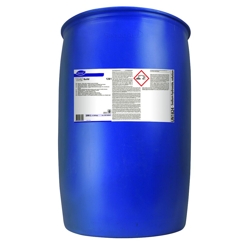 Clax Build 12B1 200L - Renforçateur alcalin - salissures grasses, eau mi-dure