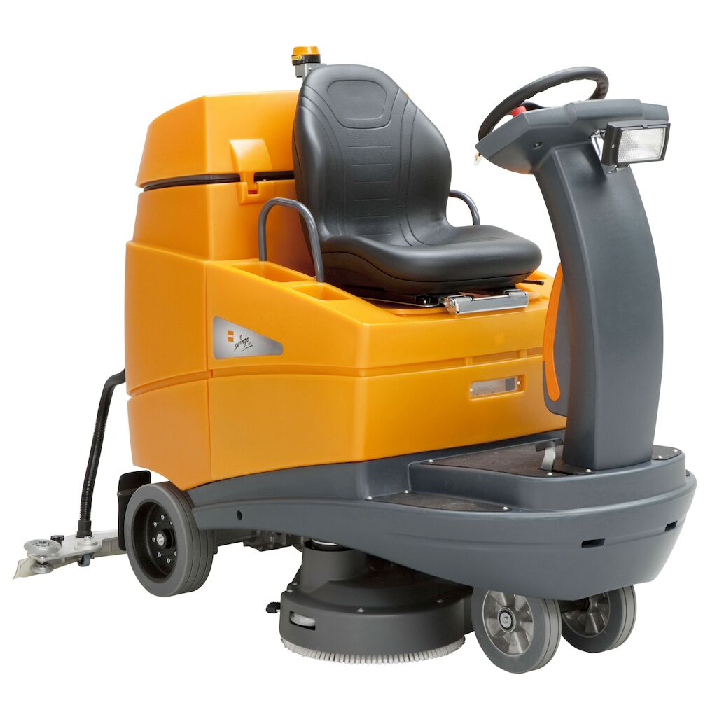 TASKI swingo 4000 B 1pc - Large 34" (860mm) 200 litre ride-on battery scrubber drier