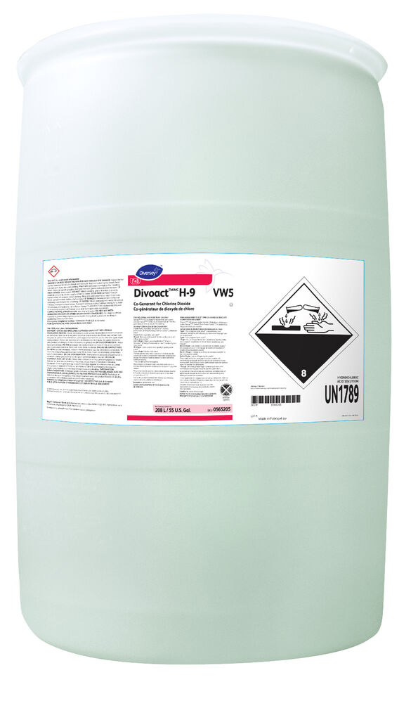DivoAct H-9 VW5, 208L - Co-Generant for Chlorine Dioxide