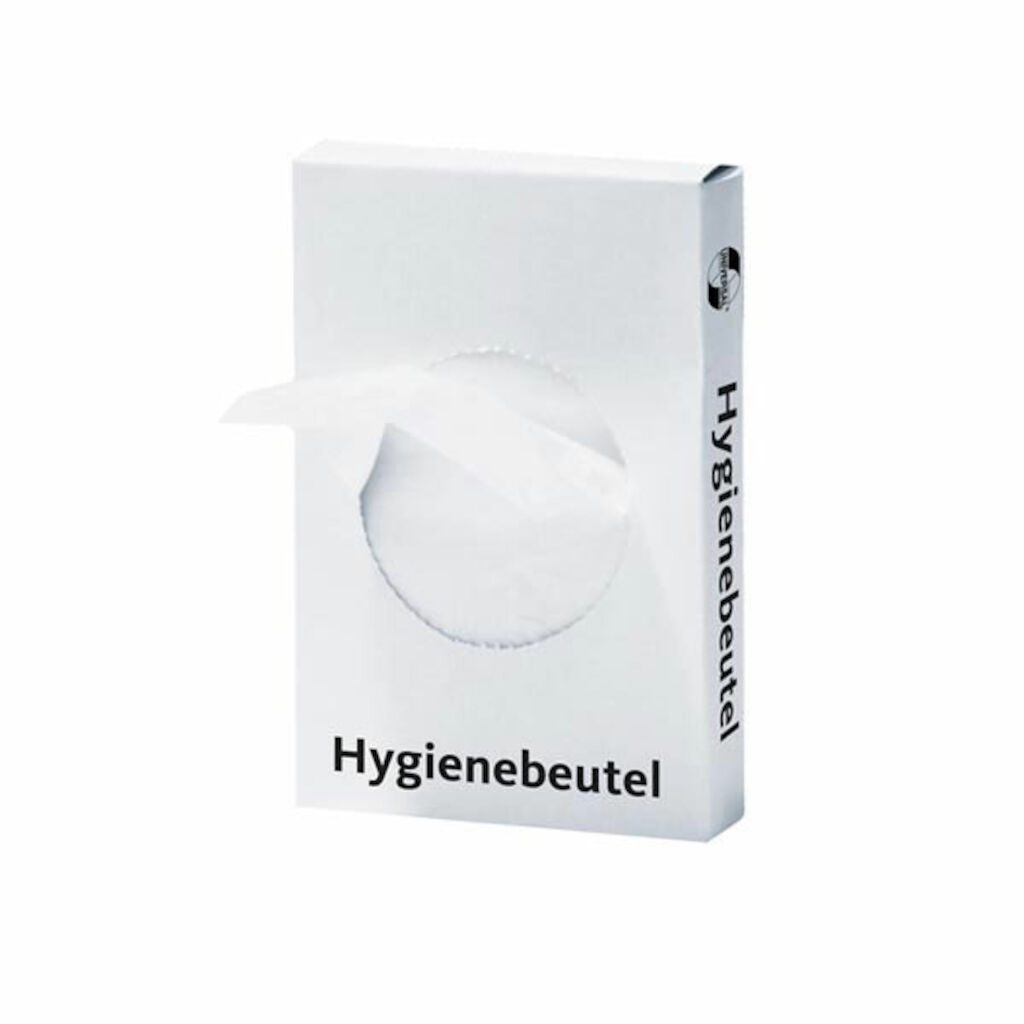 Sanitary / hygiene bags 25x30pc - Bílý