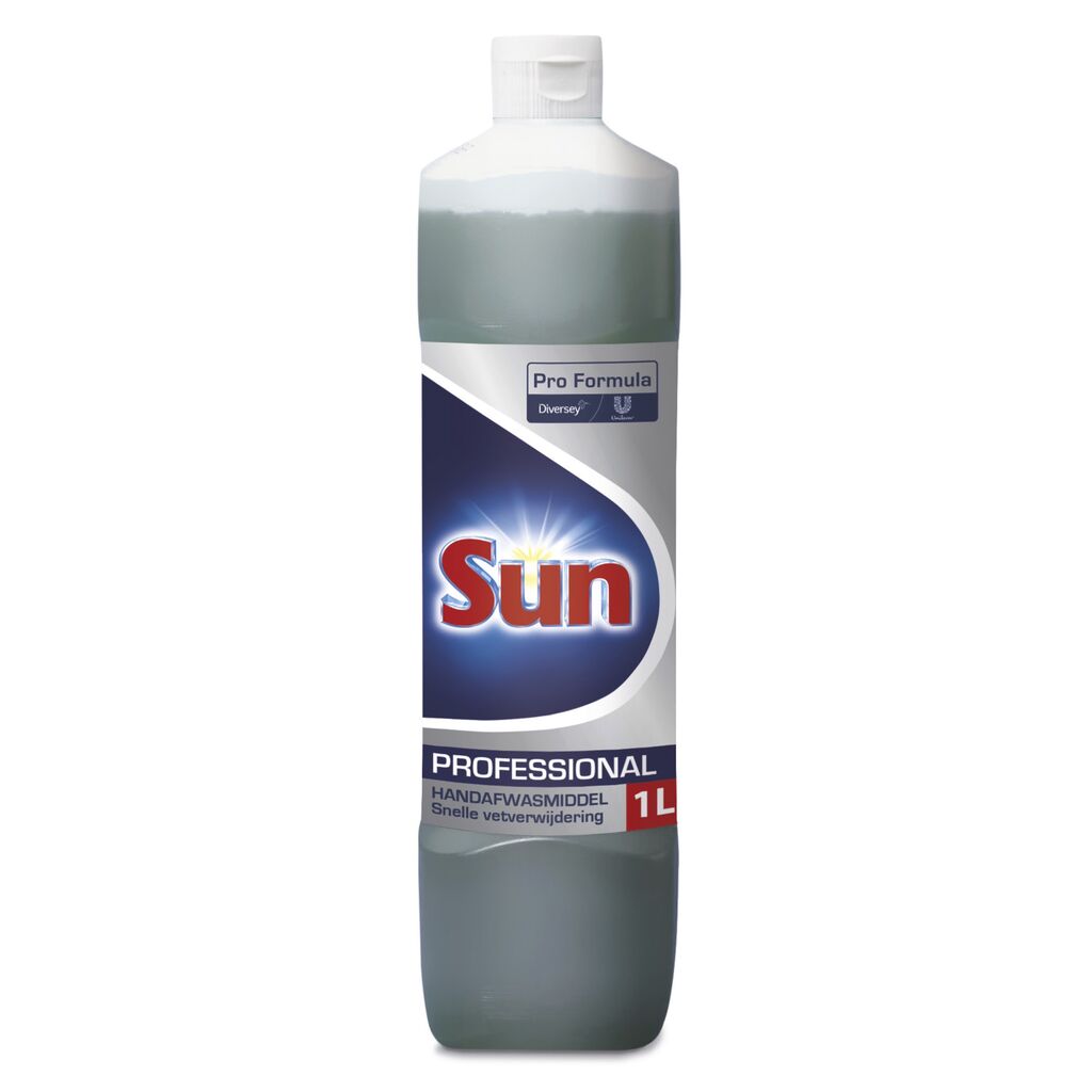 Sun Pro Formula Handafwasmiddel 6x1L - Handafwasmiddel met aangename citroengeur