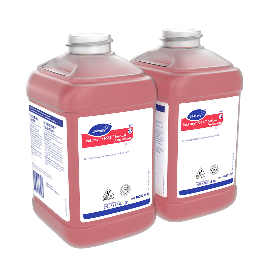 Final StepTM/MC / J-512TM/MC Sanitizer 12, 2.5L, J-Fill
