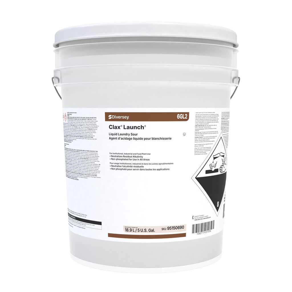 Clax® Launch® 6GL2 6GL2, 5gal - Sour de lavage liquide