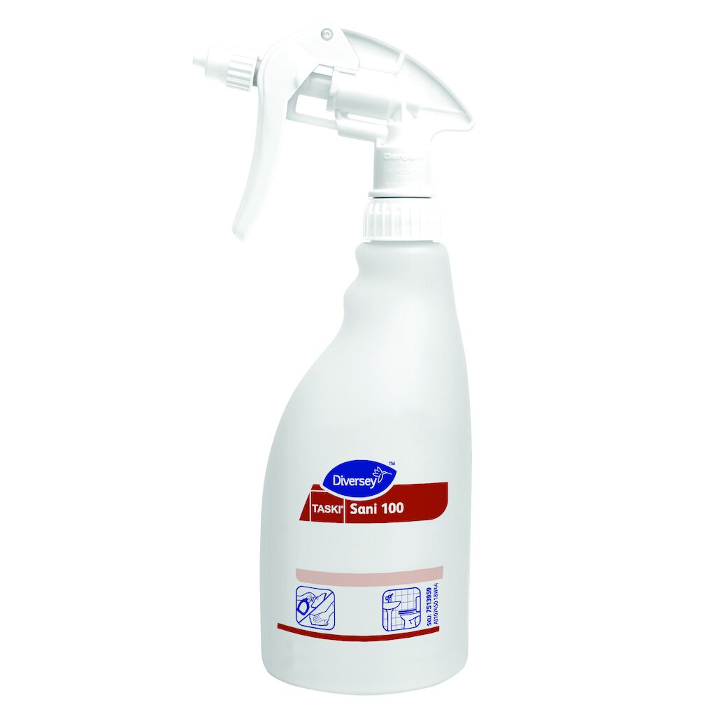 TASKI Sani 100 -Botellas vacías - 500ml 5unid - Botella pulverizadora vacía de 500 ml para TASKI Sani 100