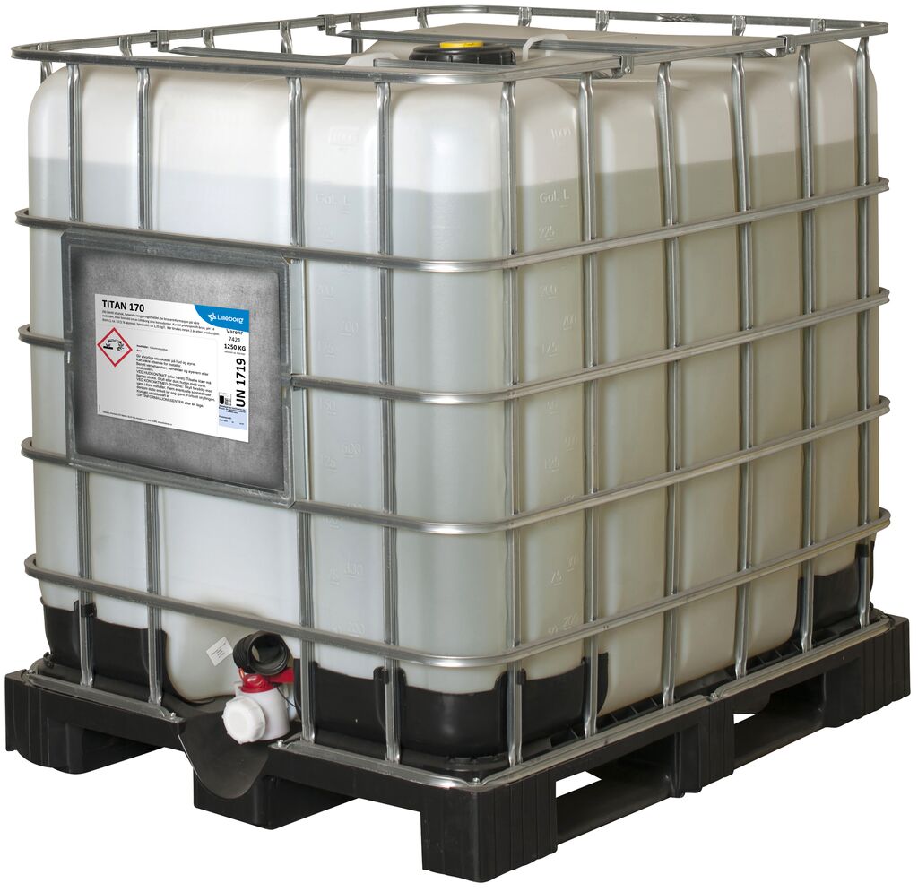 TITAN 170 1250kg - Sterktt alkalisk rengjøringsmiddel med silikat