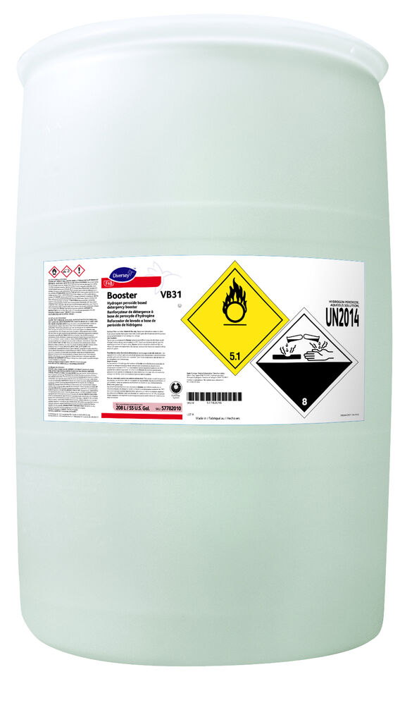 Booster VB31, 55gal - Hydrogen peroxide based detergency booster