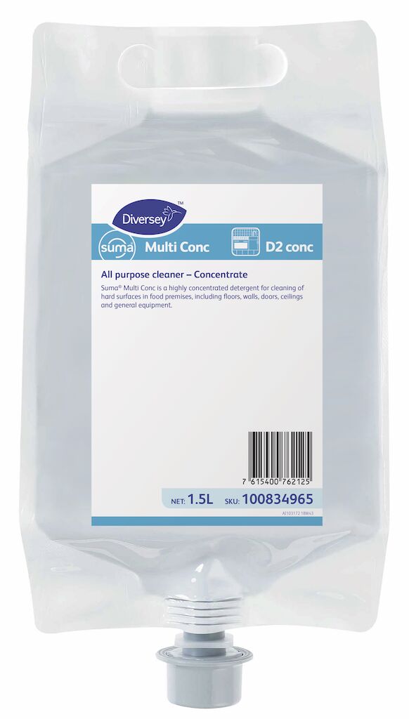 Suma Multi conc D2 Conc 4x1.5L - All purpose cleaner