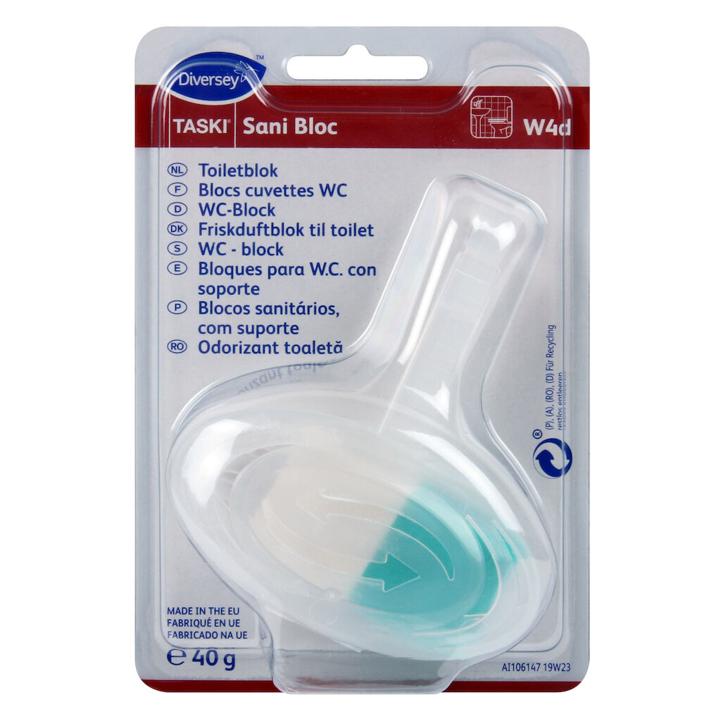 TASKI Sani Bloc W4d 12x0.04kg - Bloc WC à triple action