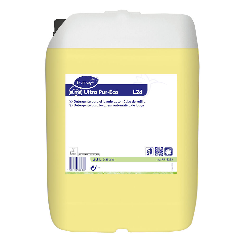 Suma Ultra Pur-Eco L2d 20L - Detergente para lavagem automática de louça