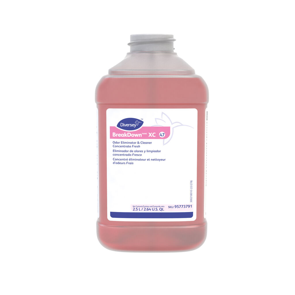 BreakDown™ XC Odor Eliminator & Cleaner Concentrate Fresh 47, 2.5L, J-Fill® / QuattroSelect®, 2/CT - Concentré nettoyant et éliminateur d'odeurs Fresh