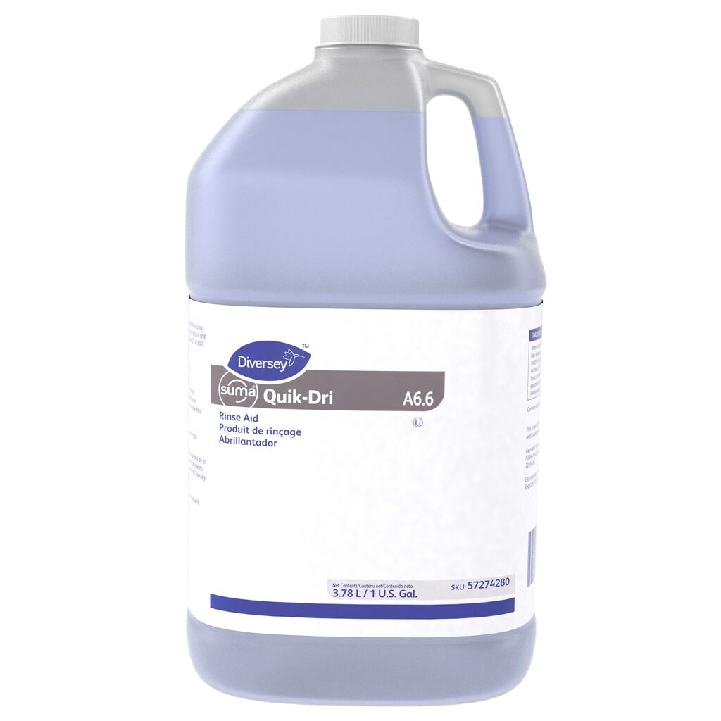 Suma® Quik-Dri A6.6 A6.6, 1gal, 4/CT - Rinse Aid