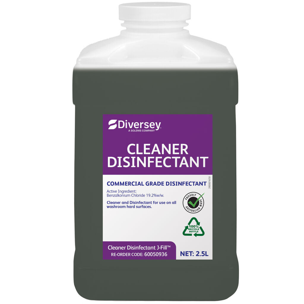Cleaner Disinfectant J-Fill 2x2.5L - Commercial Grade Disinfectant