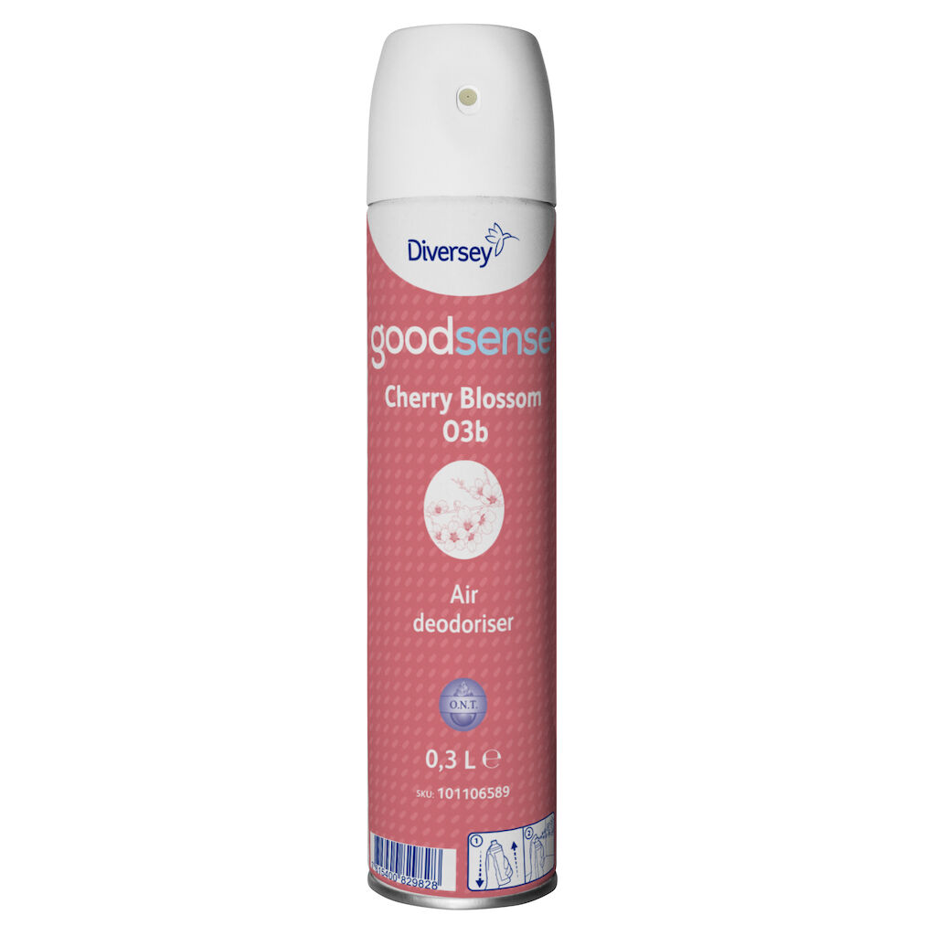 Good Sense Cherry Blossom (aerosol spray) O3b 6x0.3L - Luchtverfrisser en geurneutralisator - onmiddellijke werking