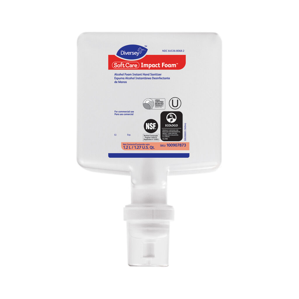 Soft Care Impact Foam Instant Hand Sanitizer (US), 1.2L, 6/CT - Alcohol Foam Instant Hand Sanitizer