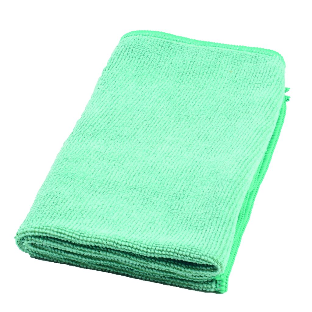 TASKI Mikrofasertuch Microquick 5Stk. - 40 x 40 cm - Grün - Hochwertiges und robustes Mikrofasertuch