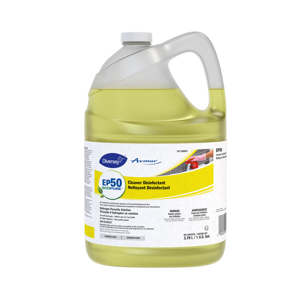 EP50 Cleaner Disinfectant, 1gal, 4/CT - Nettoyant et désinfectant