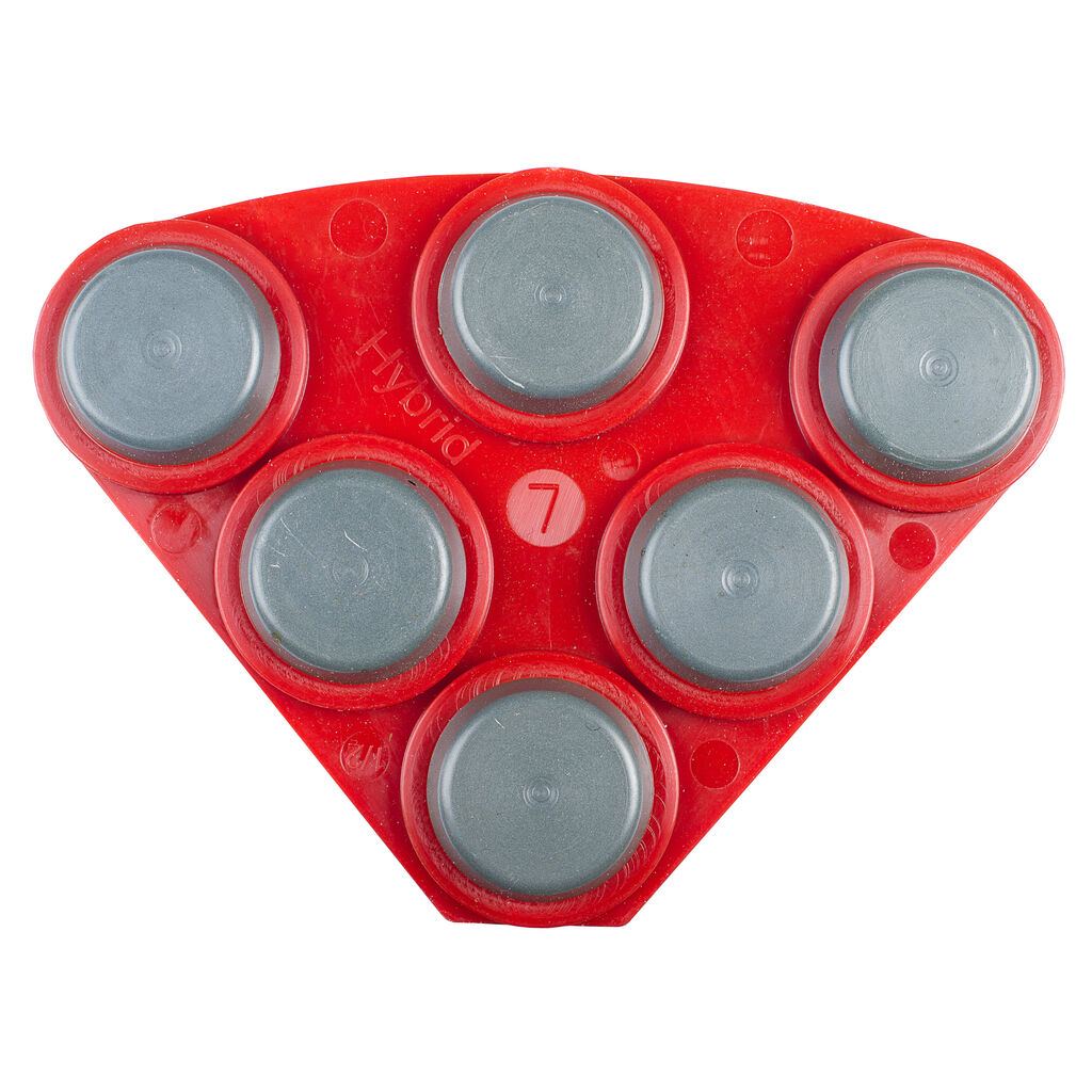 Twister Hybrid Tool 6Stk. - Rot - Schleifaufsätze für das Hybrid Pad