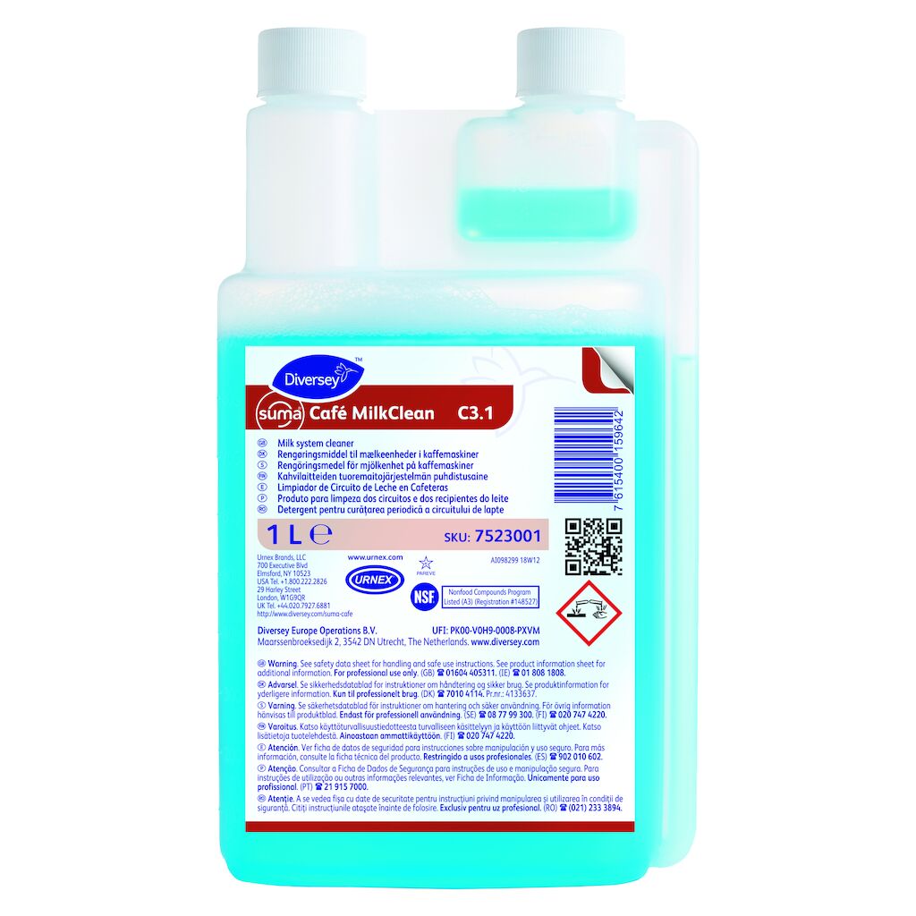 Suma Café MilkClean C3.1 6x1L - Limpiador de circuito de leche en cafeteras