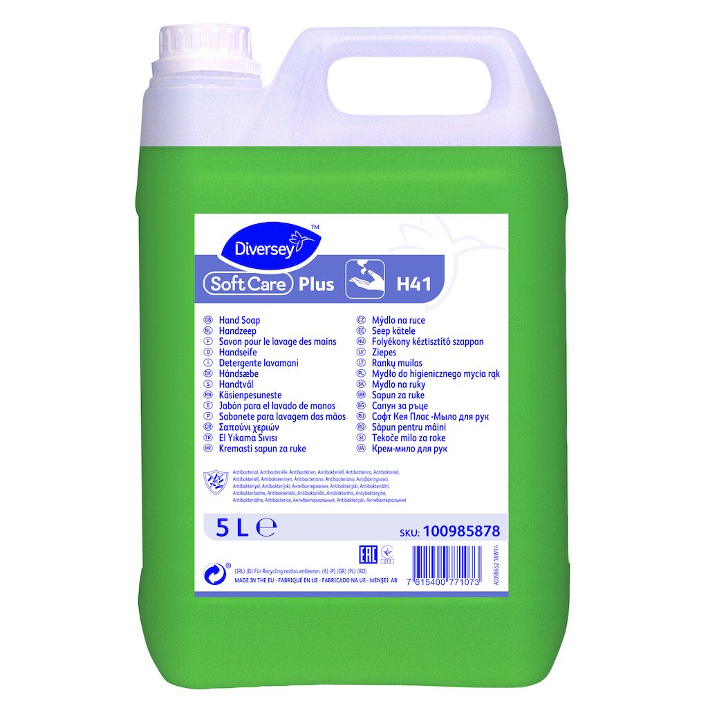 Soft Care Plus H41 2x5L - Sapone lavamani igienizzante