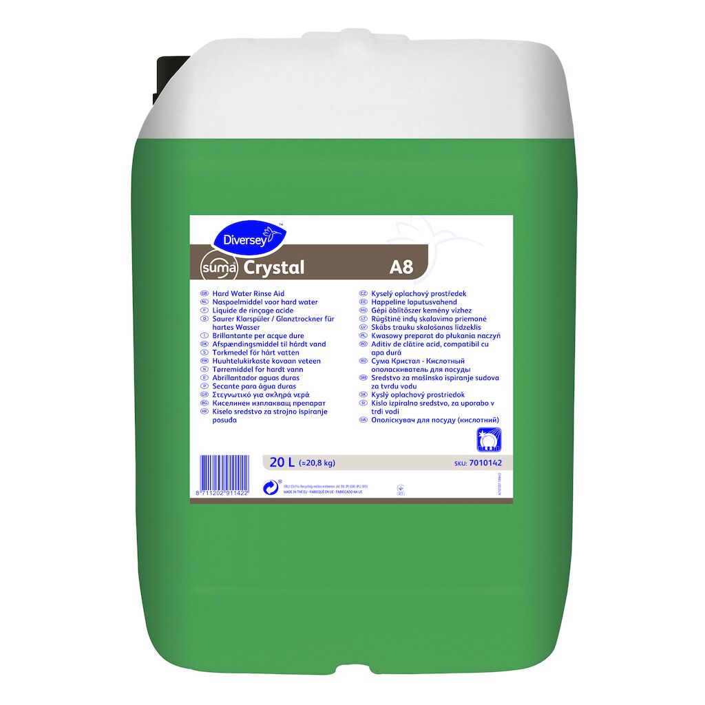 Suma Crystal A8 20L - Brillantante acido
