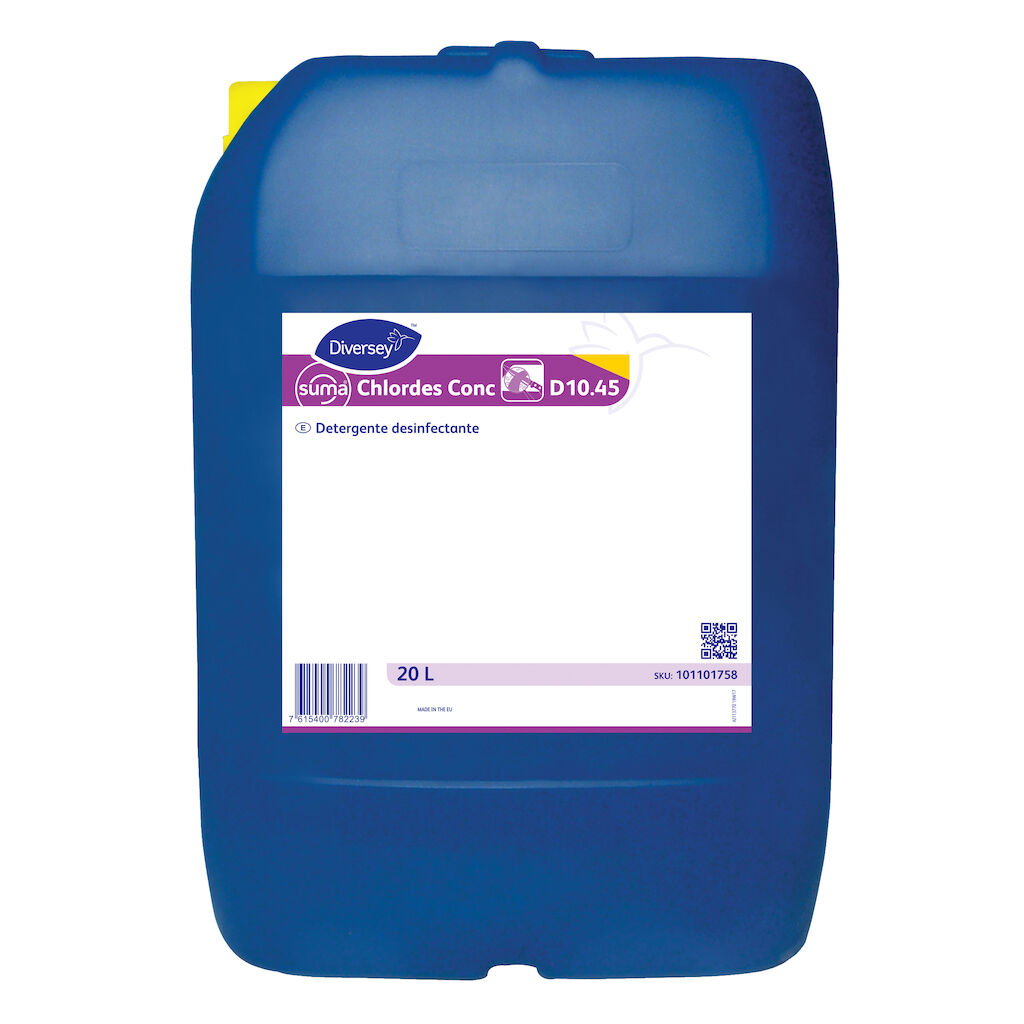 Suma Chlordes Conc D10.45 20L - Detergente desinfectante clorado concentrado