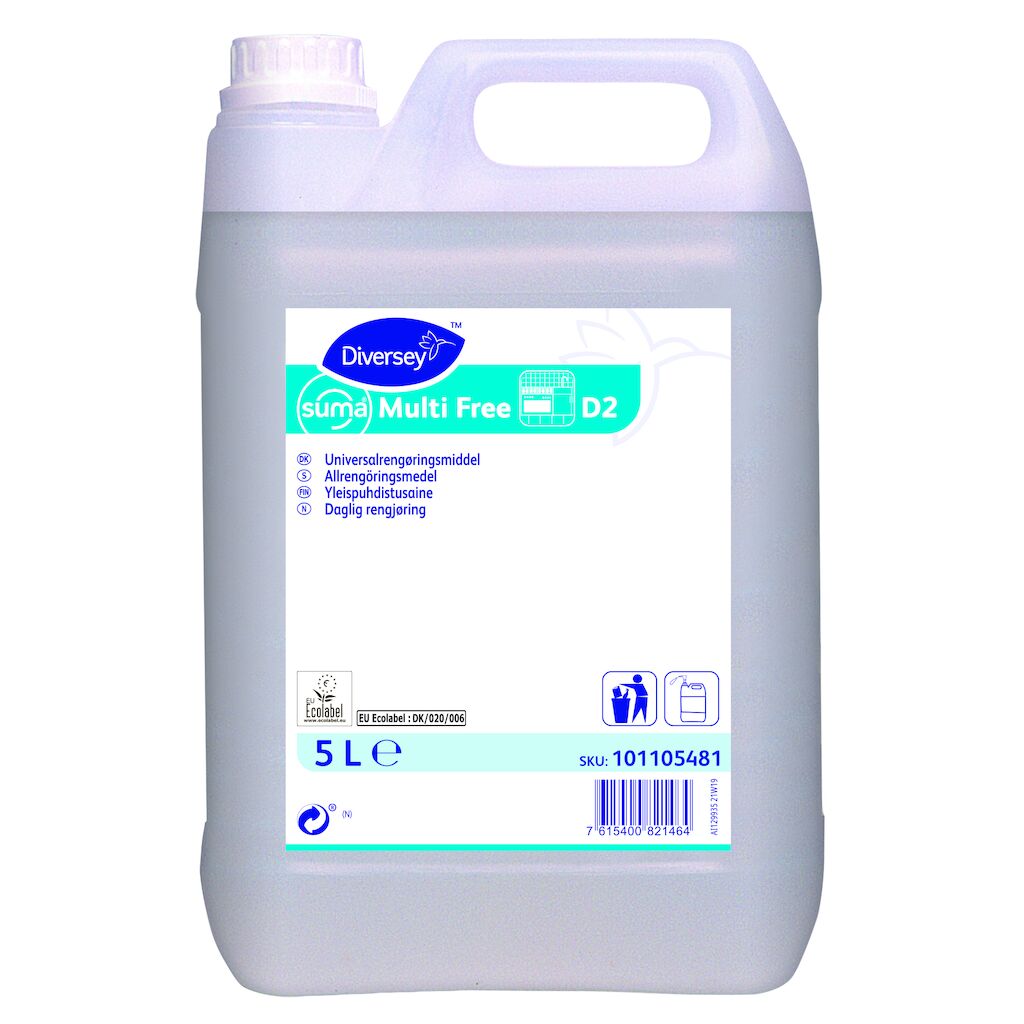 Suma Multi free D2 D2 2x5L - Allrengöringsmedel