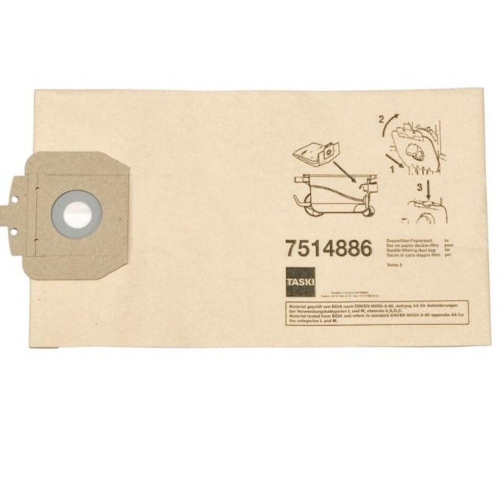 Sacchi filtro in carta TASKI 10pz - Vento 8 / Baby Bora