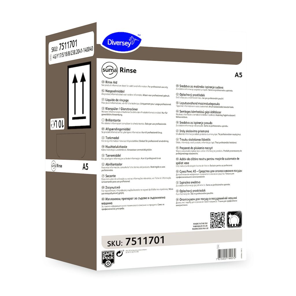 Suma Rinse A5 10L - Brillantante neutro